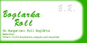 boglarka roll business card